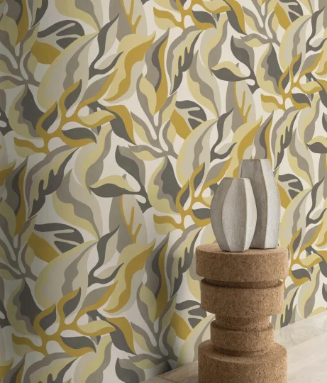 Papier peint — Ocre jaune