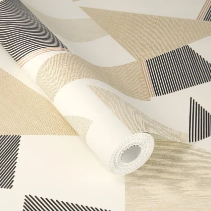 Papier peint — Toile de jute Givrée
