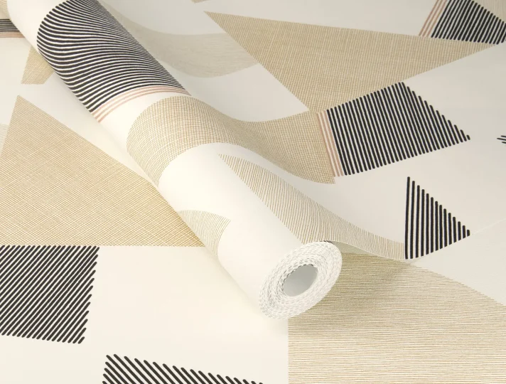 Papier peint — Toile de jute Givrée