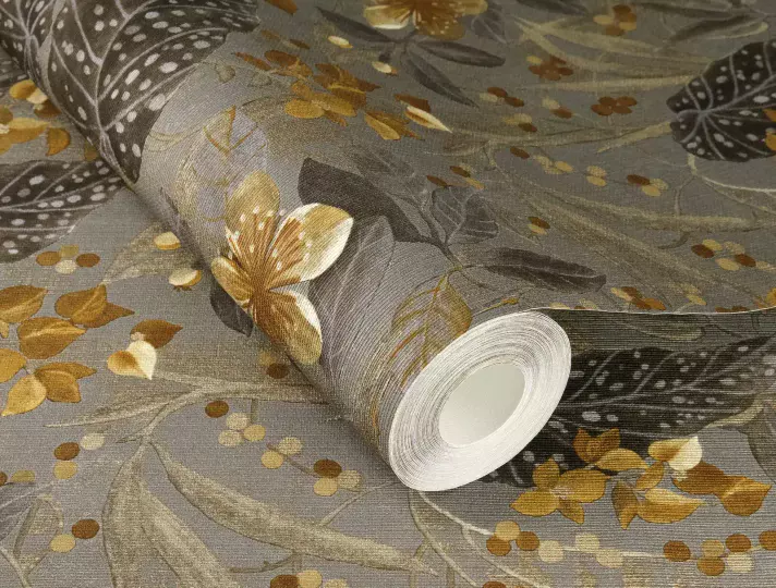 Papier peint — Argent Brumeux