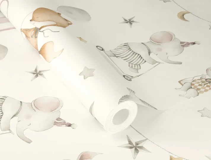 Papier peint — Parchemin Givré
