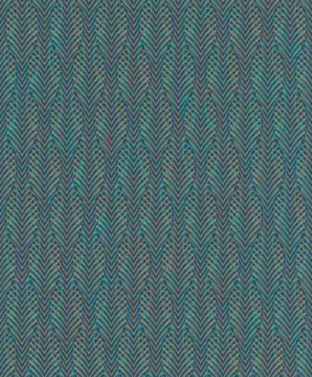 Papier peint — Givre bleu Cendré