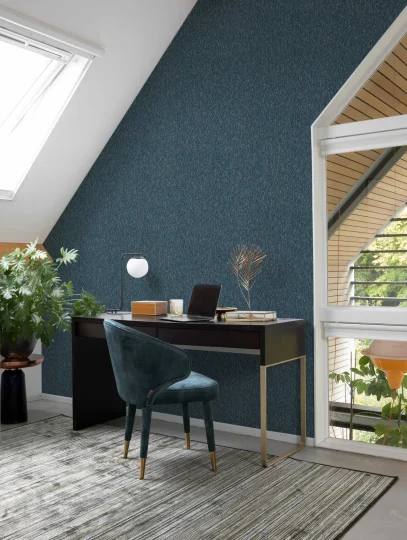 Papier peint — Ardoise bleue Intense