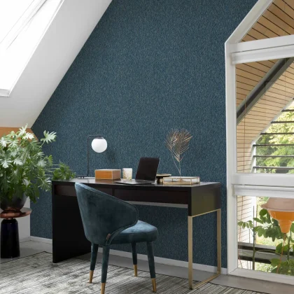 Papier peint — Ardoise bleue Intense