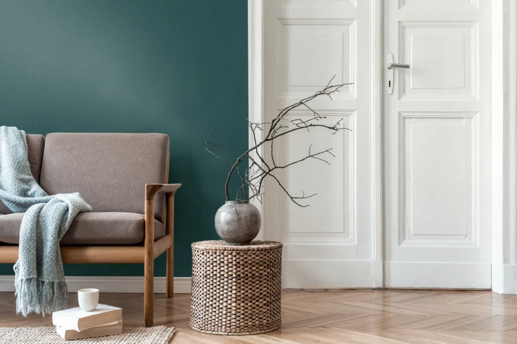 Papier peint — Turquoise Intense