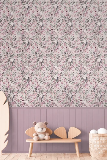 Papier peint — Vermillon