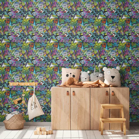 Papier peint — Denim Tendre