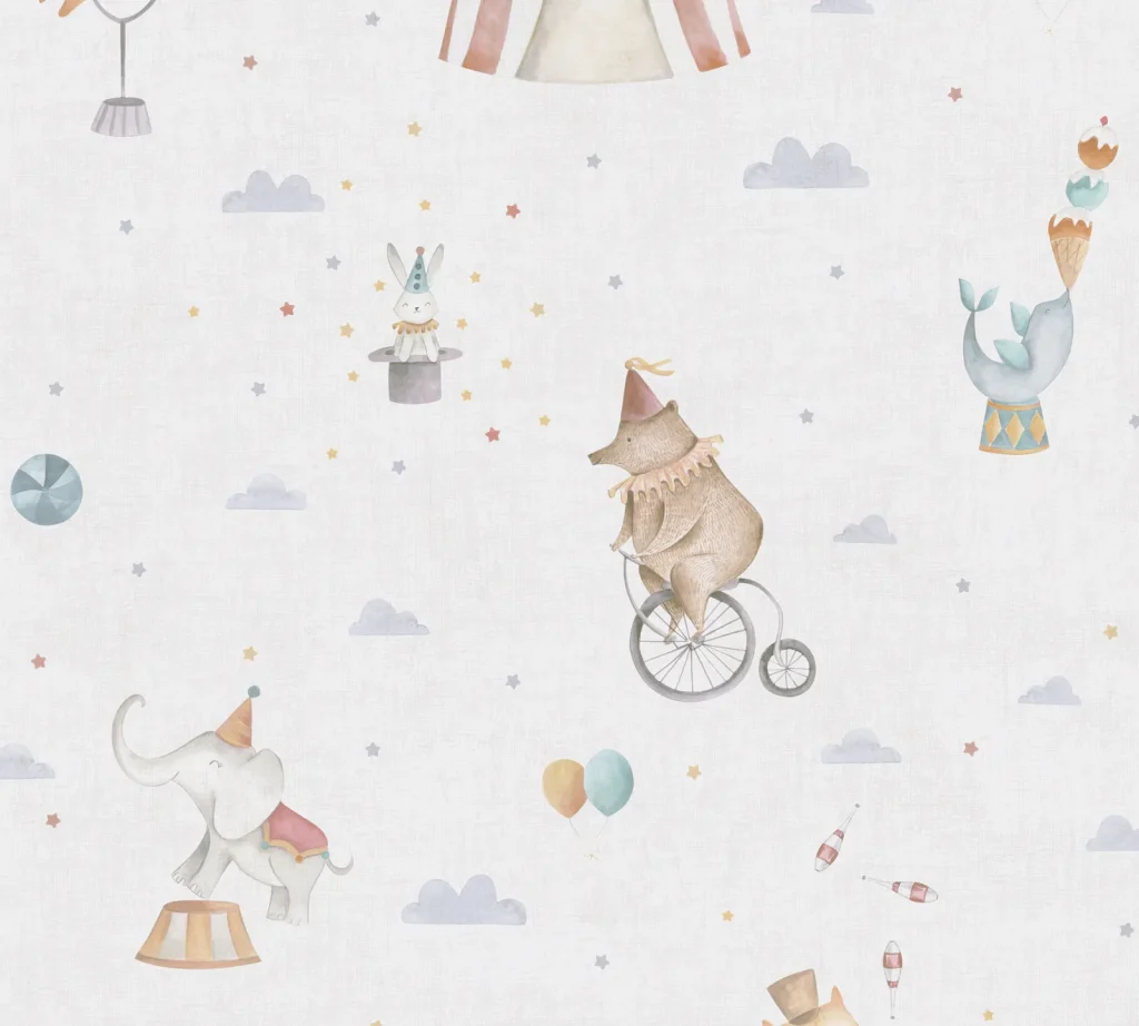 Papier peint — Lin blanc Pâle