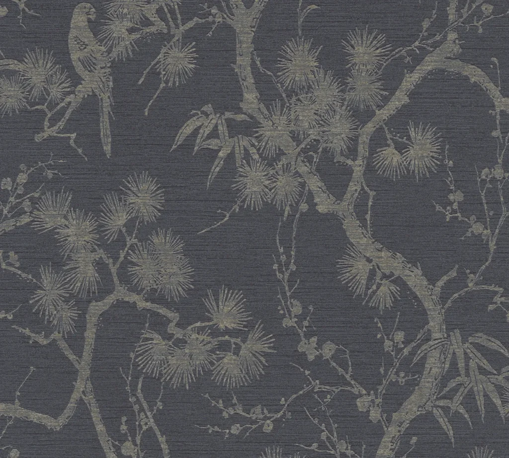Papier peint — Grisaille Cendrée