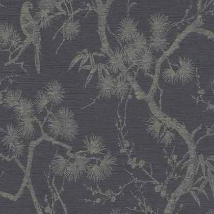Papier peint — Grisaille Cendrée