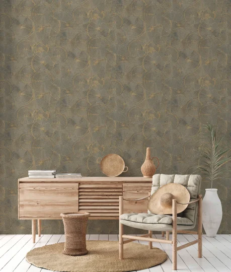Papier peint — Tournesol Brumeux