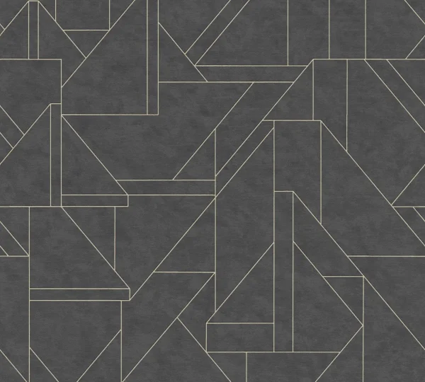 Papier peint — Argent Cendré