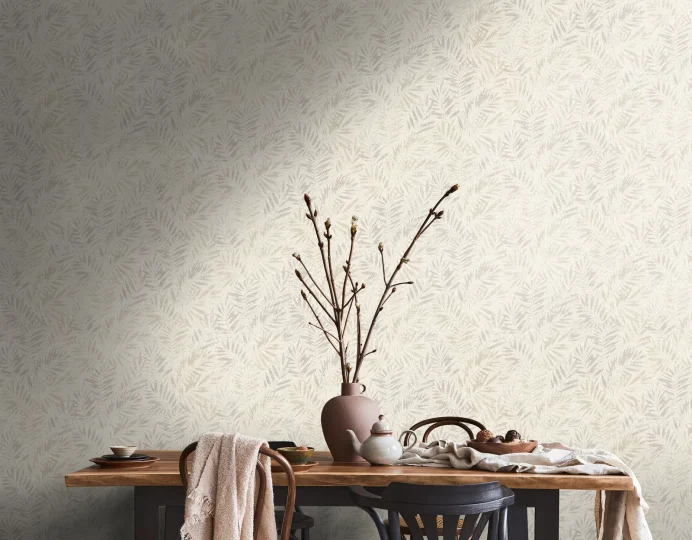 Papier peint — Meulière grise Givrée