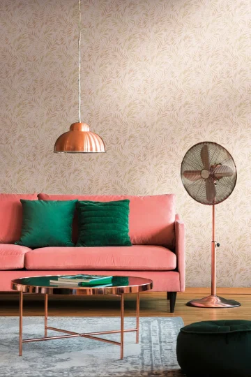 Papier peint — Toile de jute Voilée