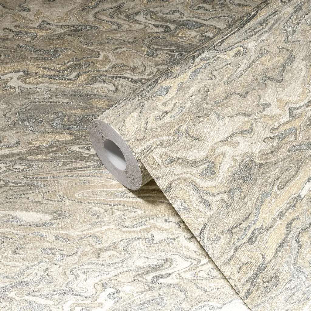 Papier peint — Meulière Pâle