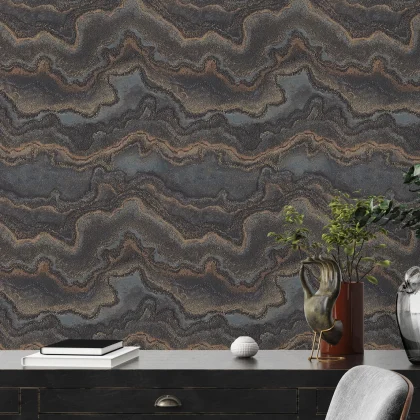 Papier peint — Zinc Intense